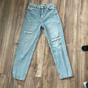 Zara ripped jeans